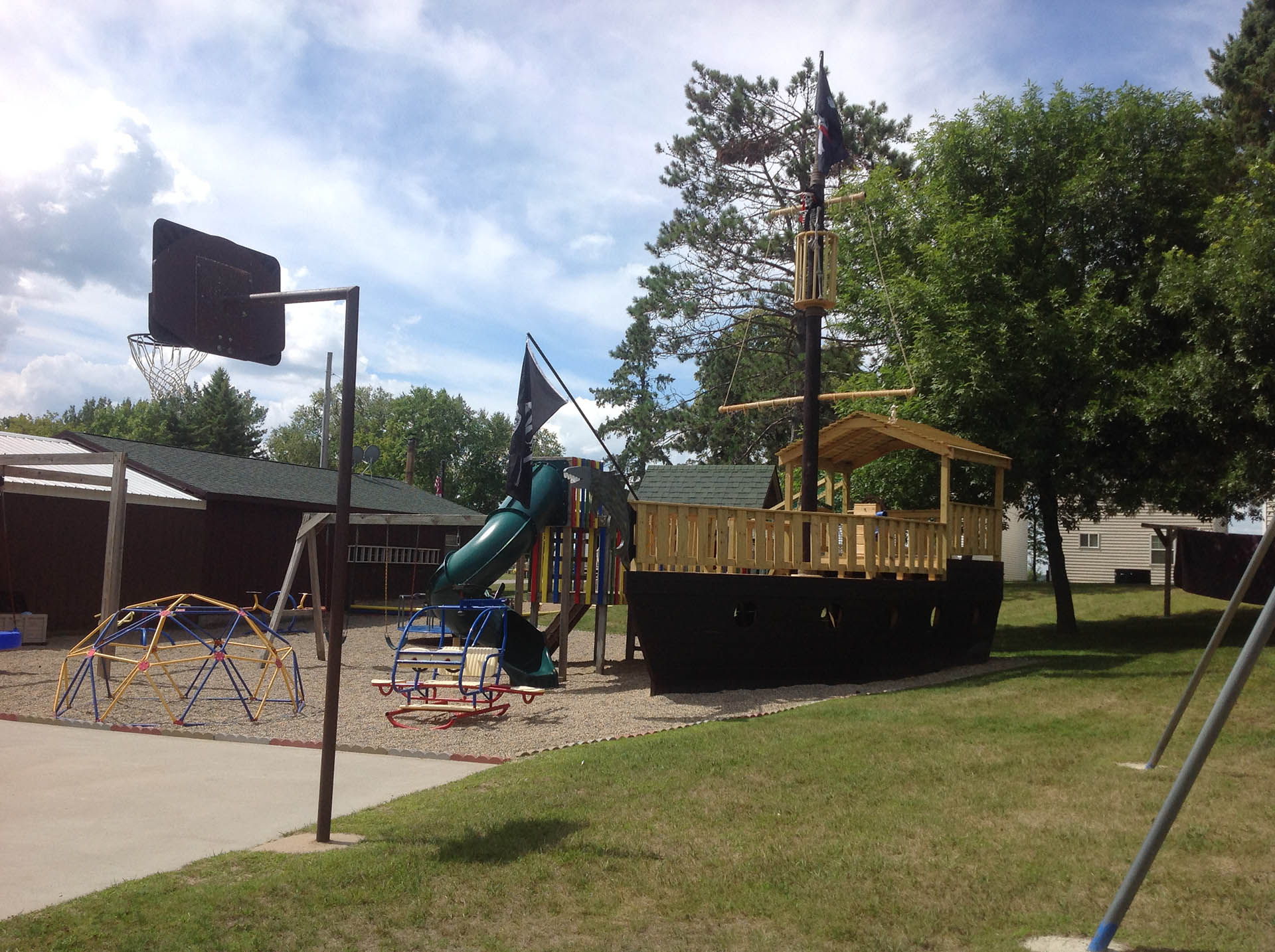 Let the kids enjoy the park provided for Balsam Beach Resort guests.